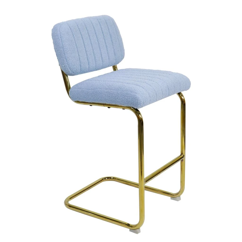 商品Simplie Fun|Mid-Century Modern Counter Height Bar Stools for Kitchen Set of 2,价格¥2099,第5张图片详细描述