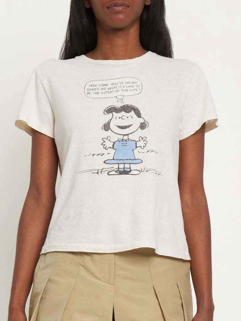 商品Re/Done|Lucy Cute Classic Cotton T-shirt,价格¥1616,第2张图片详细描述