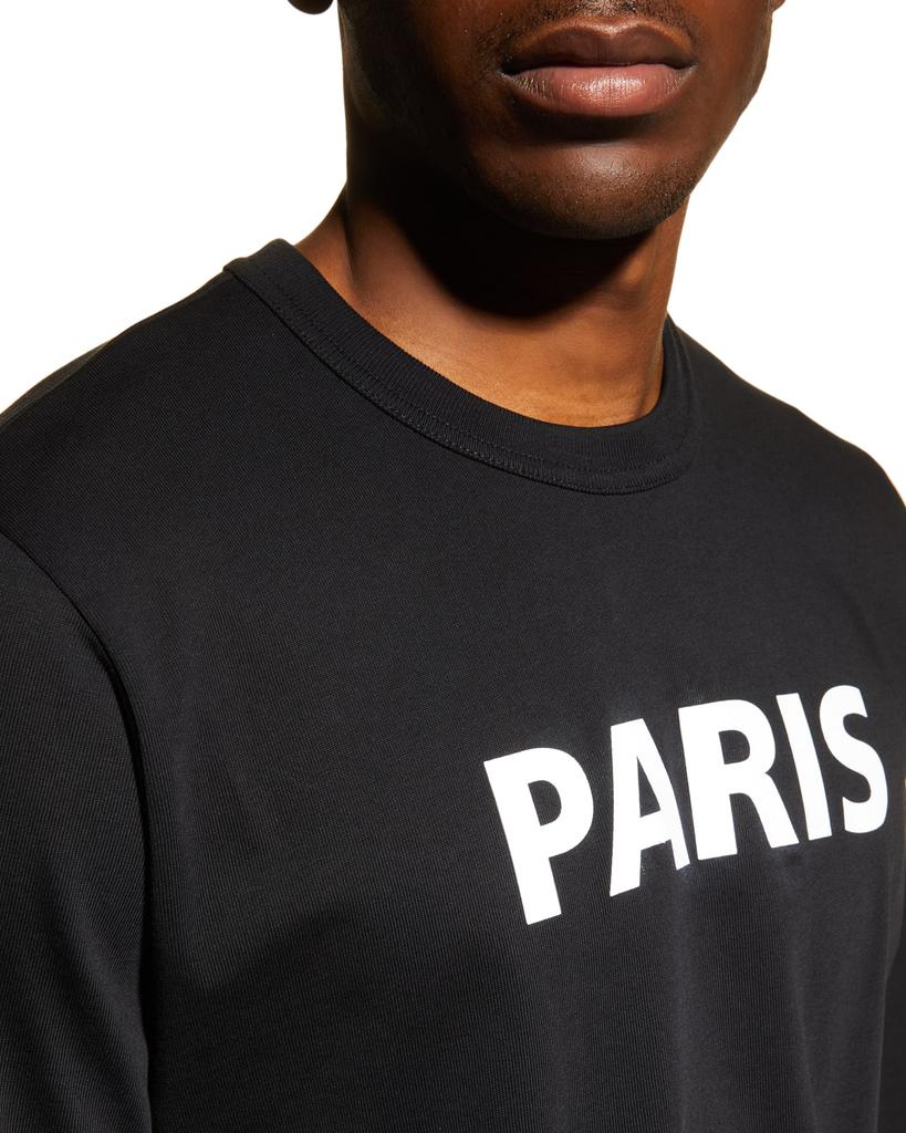 Men's Paris Tee 1 Logo Long Sleeve T-Shirt商品第7张图片规格展示