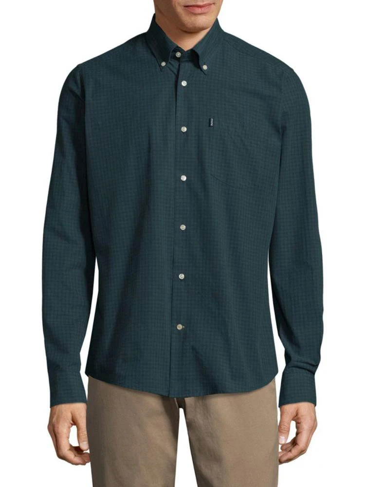 商品Barbour|Woven Cotton Casual Button-Down Shirt,价格¥551,第1张图片