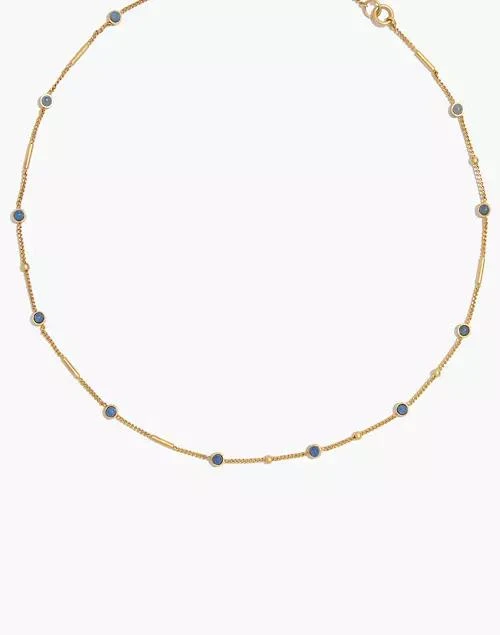 商品Madewell|Delicate Aventurine Chain Necklace,价格¥157,第1张图片