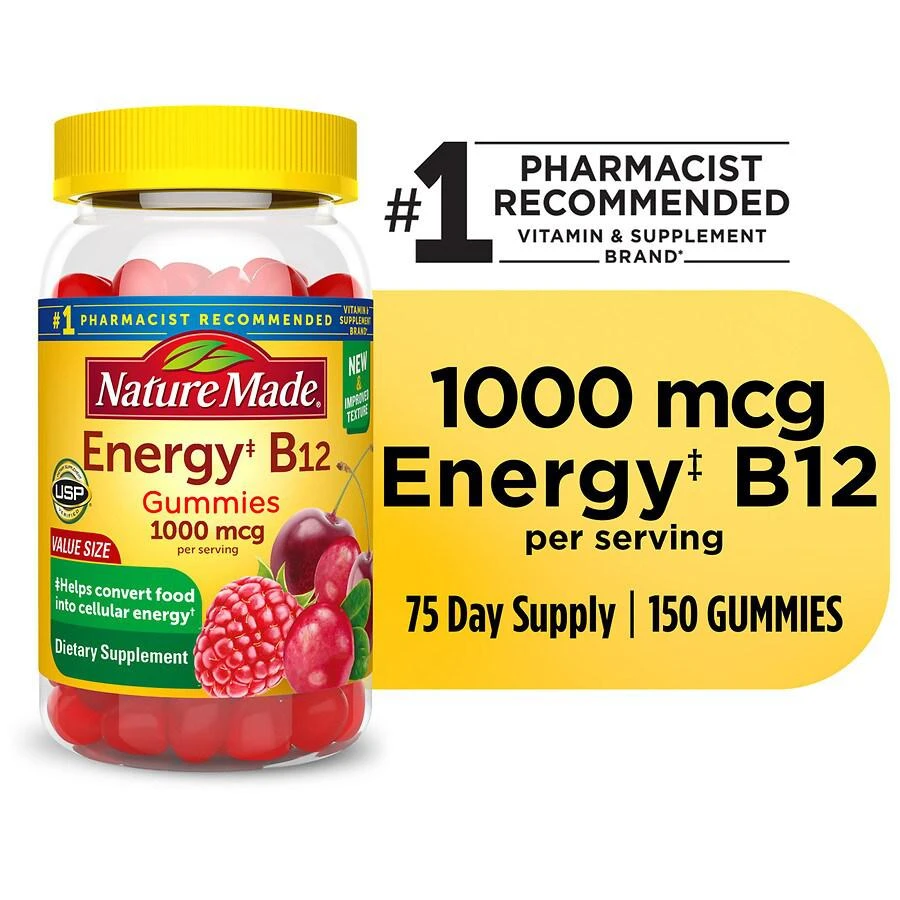 Energy B12 1000 mcg Gummies Cherry & Mixed Berries 商品
