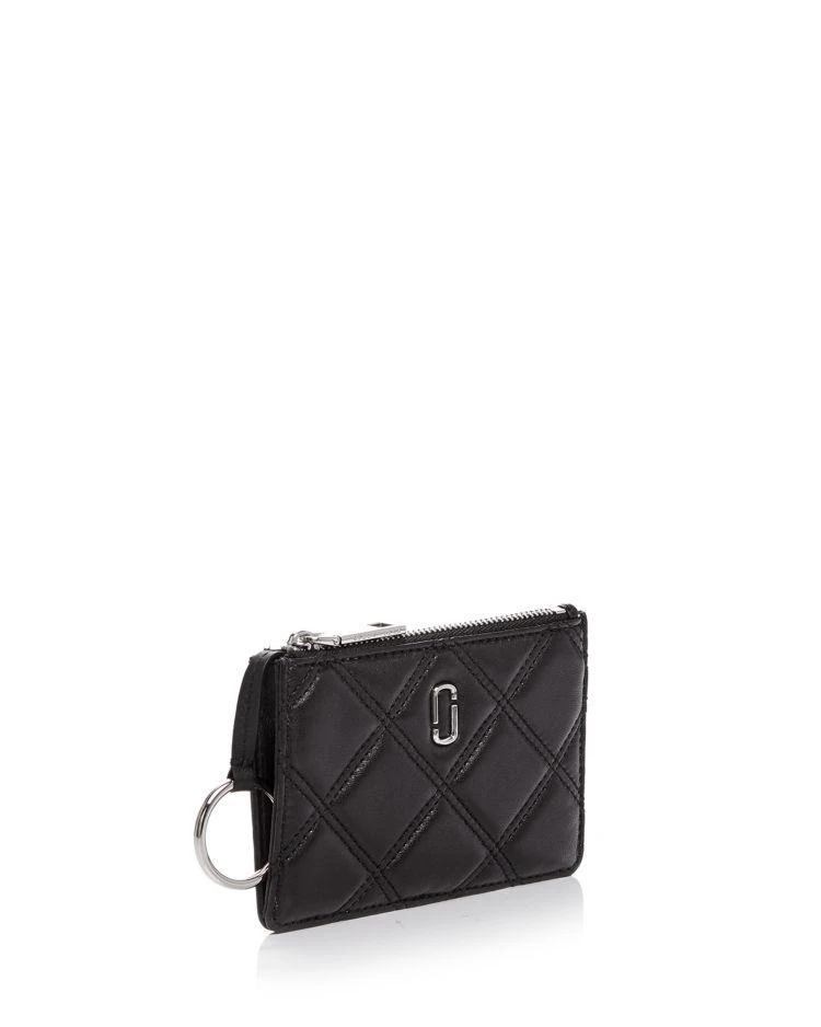 商品Marc Jacobs|Double J Matelasse Top Zip Leather Wallet,价格¥471,第2张图片详细描述