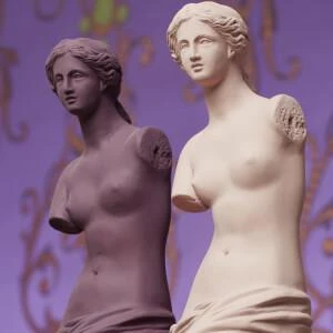 商品Sophia Enjoy Thinking|Sophia Enjoy Thinking Venus Standing Statue - Powder Pink,价格¥187,第2张图片详细描述
