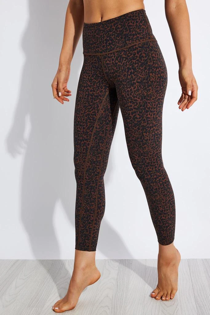 商品Varley|Let's Move High Waisted Legging 25 - Bronze Distorted Cheetah,价格¥744,第1张图片