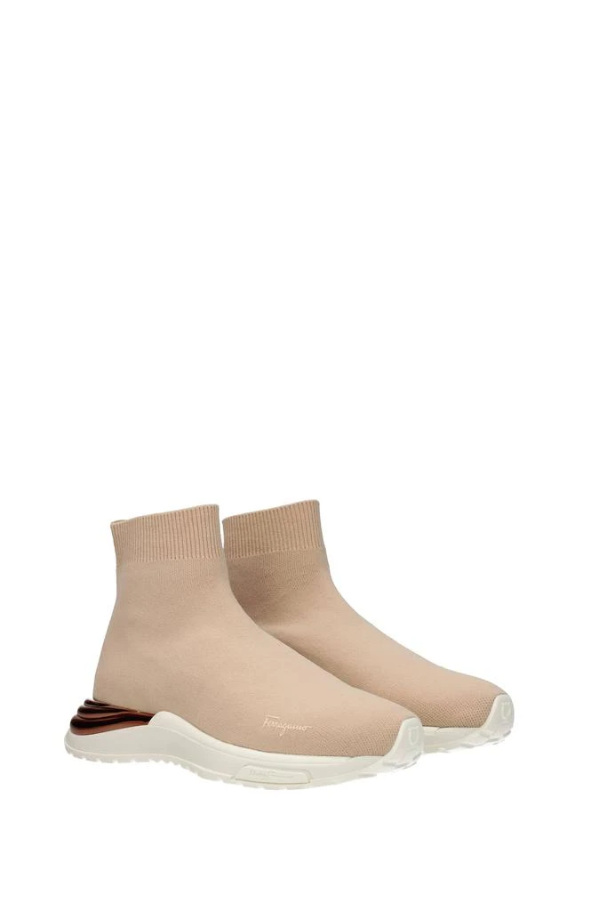 商�品Salvatore Ferragamo|Sneakers ninette Fabric Beige Light Sand,价格¥2823,第2张图片详细描述