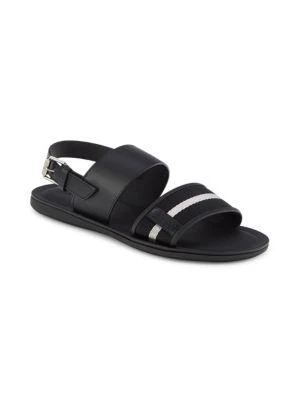 商品Bally|Striped Leather Sandals,价格¥1312,第2张图片详细描述