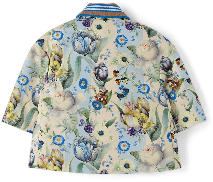 商品Burberry|蓝色 & 绿色 Floral Thomas Bear 婴儿夹克,价格¥2412,第2张图片详细描述