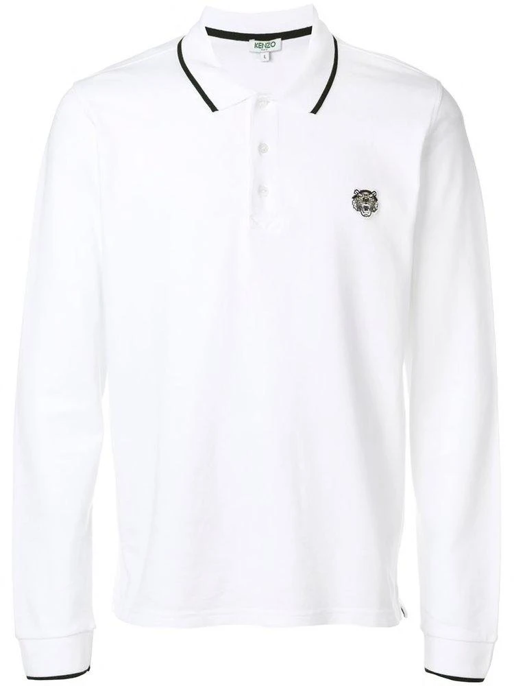 商品Kenzo|Kenzo Long-Sleeved Polo Shirt,价格¥920,第1张图片