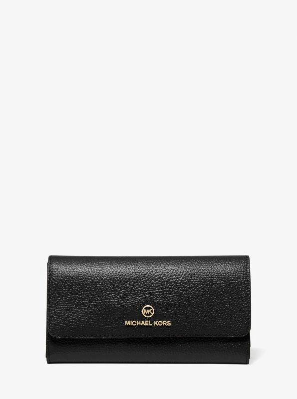 商品Michael Kors|Large Pebbled Leather Tri-Fold Wallet,价格¥1185,第1张图片