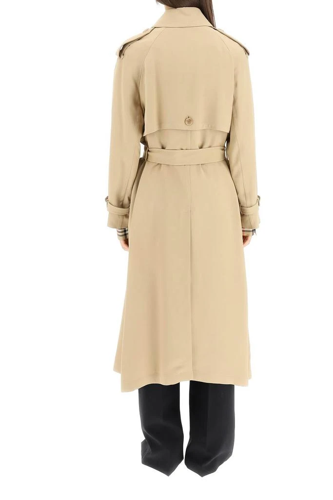 商品Burberry|Burberry 'pedley' long viscose trench coat,价格¥15763,第3张图片详细描述