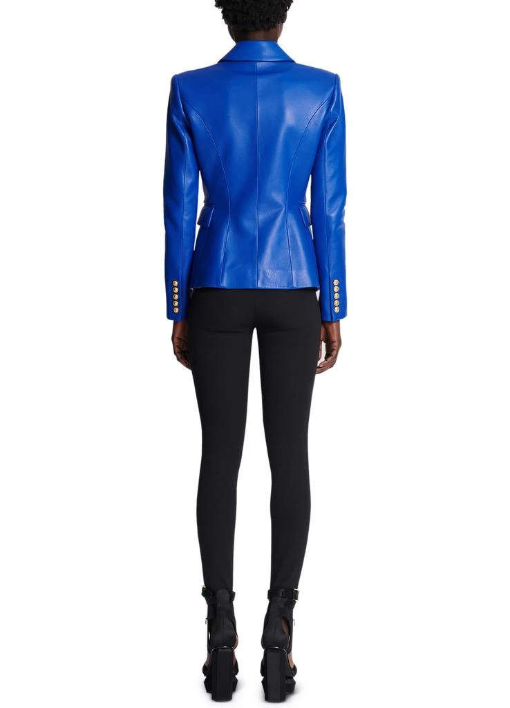商品Balmain|双排扣皮革轻西装,价格¥20151,第3张图片详细描述