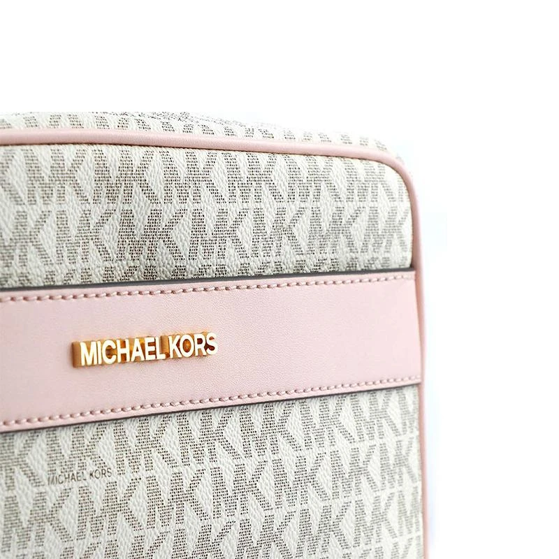 商品[国内直发] Michael Kors|MICHAEL KORS 迈克·科尔斯  女士橙色拼棕色MK印花人造革配皮单肩斜挎相机包 '35T0GY9C3B BROWN,价格¥1288,第5张图片详细描述