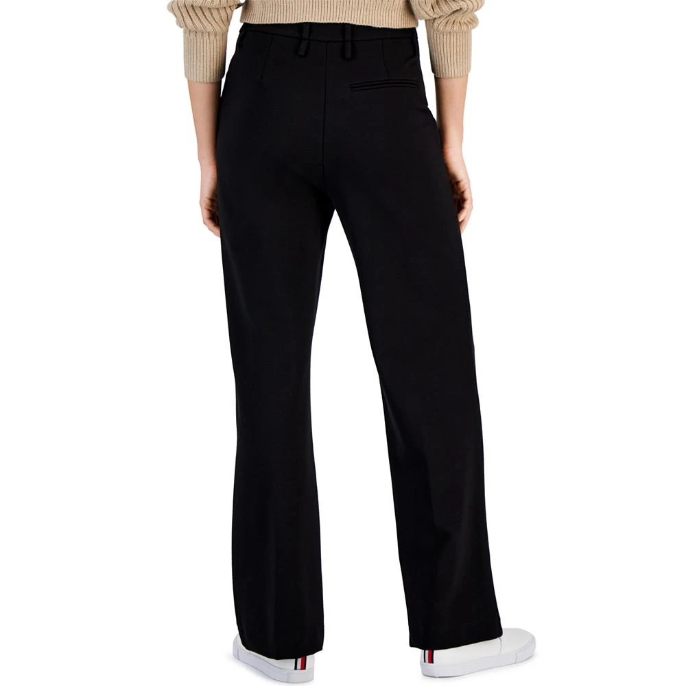 商品Tommy Hilfiger|Women's Ponté-Knit Wide-Leg Pants,价格¥675,第2张图片详细描述