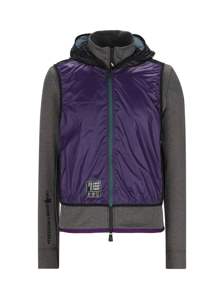 商品Moncler|Moncler Grenoble Panelled Hooded Cardigan,价格¥3558,第1张图片