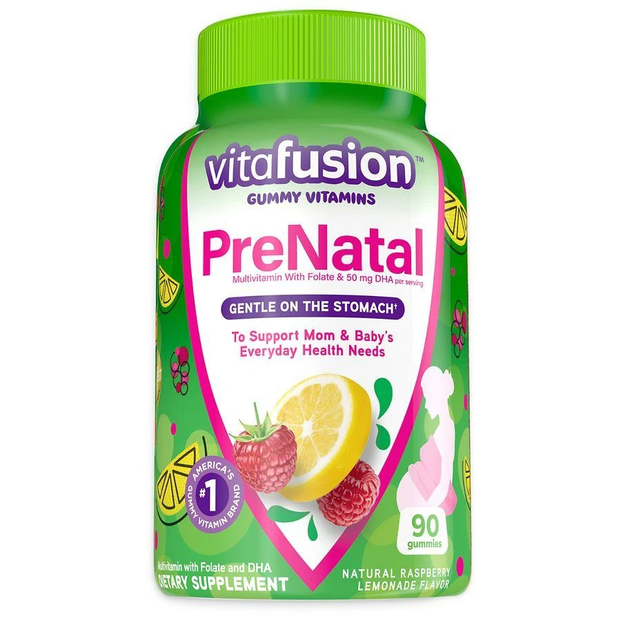 商品Vitafusion|Prenatal Gummy Vitamins Raspberry Lemonade,价格¥134,第1张图片