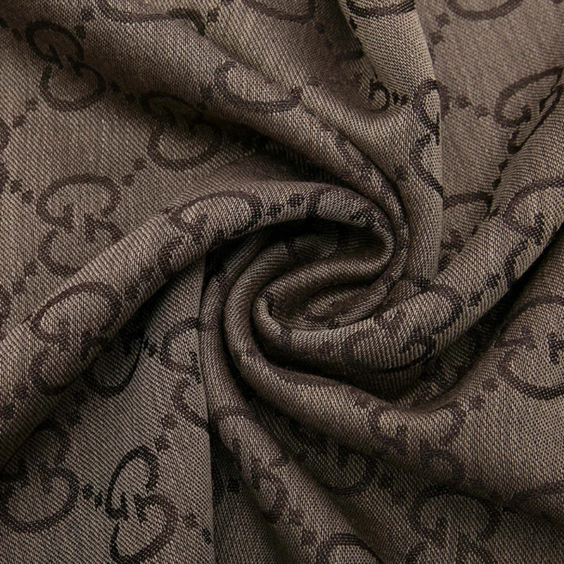 商品Gucci|GUCCI 古驰 女士棕色羊毛围巾 165904-3G646-9664,价格¥1089,第1张图片