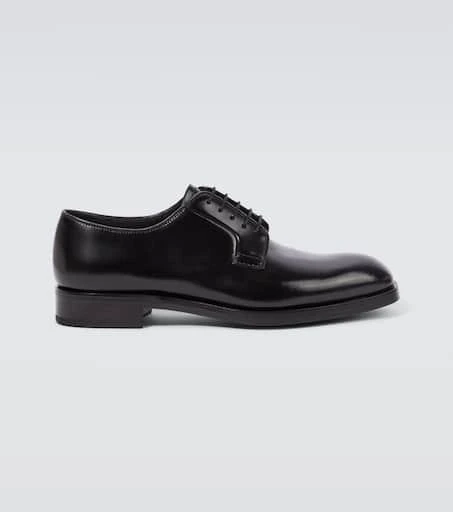 商品Prada|磨砂皮革德比鞋,价格¥11317,第1张图片