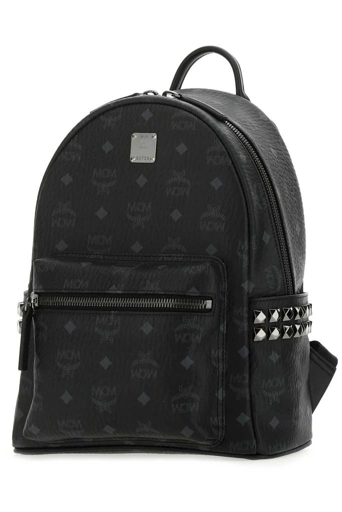 商品MCM|MCM Stark Side Studs Logo Printed Backpack,价格¥6789,第3张图片详细描述