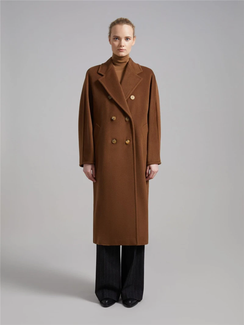 商品Max Mara|MaxMara 经典款羊毛双排扣101801大衣外套 MADAME 1018014106,价格¥26121,第5张图片详细描述