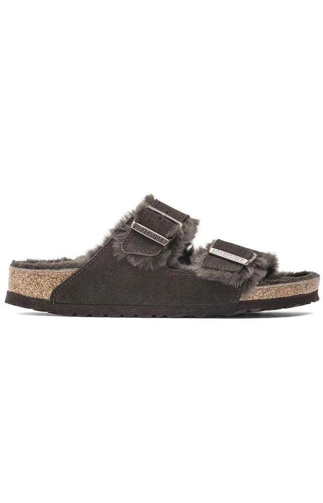 商品Birkenstock|(1020566) Arizona Shearling Sandals - Mocha,价格¥596,第4张图片详细描述