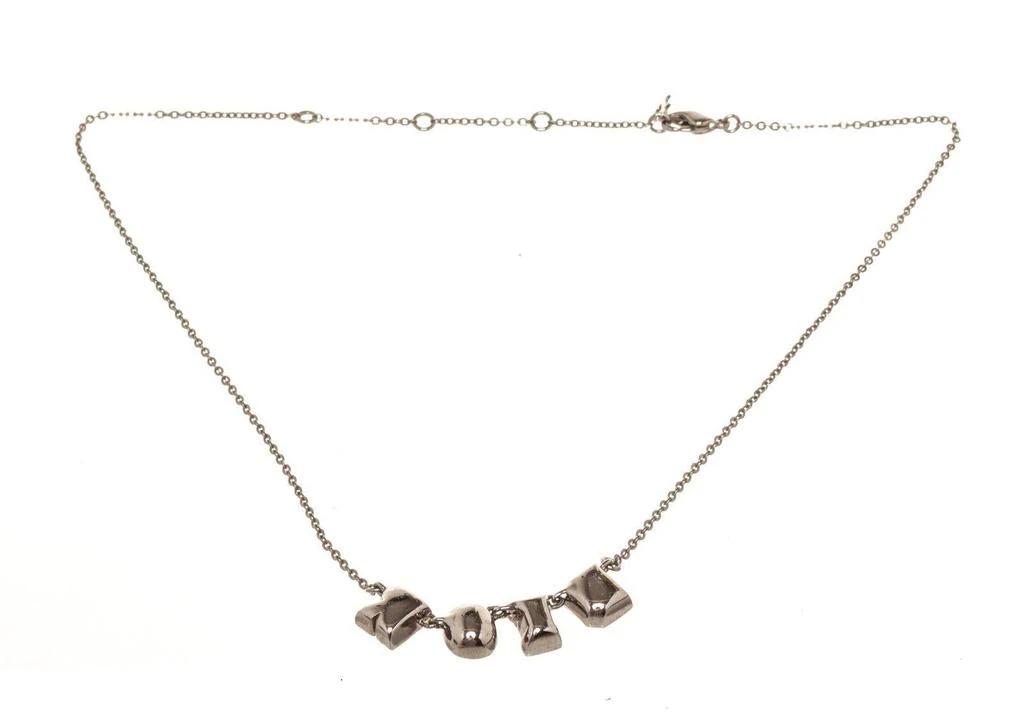 商品[二手商品] Dior|Christian Dior Silver Logo Necklace,价格¥5543,第4张图片详细描述