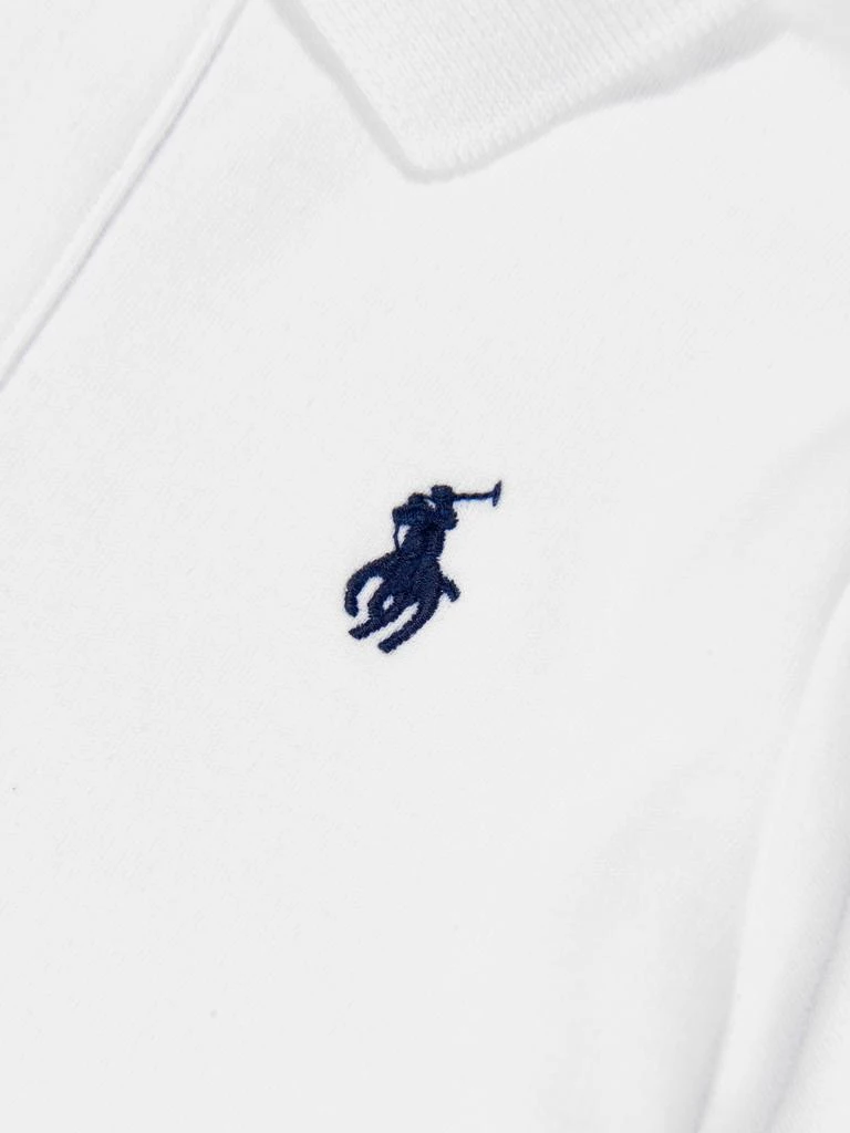 商品Ralph Lauren|Ralph Lauren Baby Boys Logo Polo Shirt in White,价格¥469,第5张图片详细描述