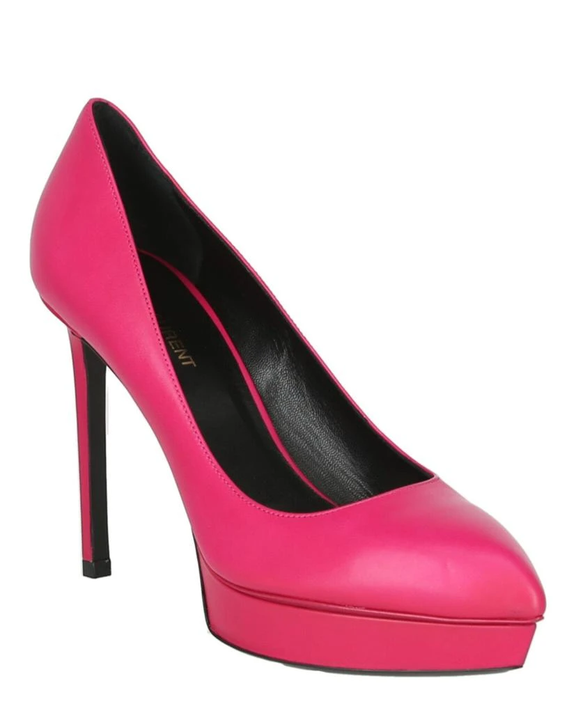 商品Yves Saint Laurent|Janis Leather Platform Pumps,价格¥2424,第2张图片详细描述