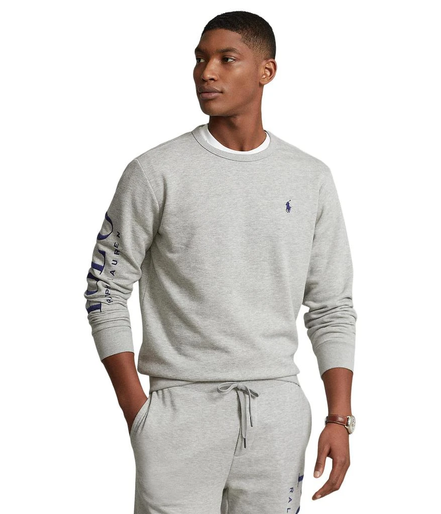 商品Ralph Lauren|Logo-Embroidered Fleece Sweatshirt,价格¥413,第1张图片