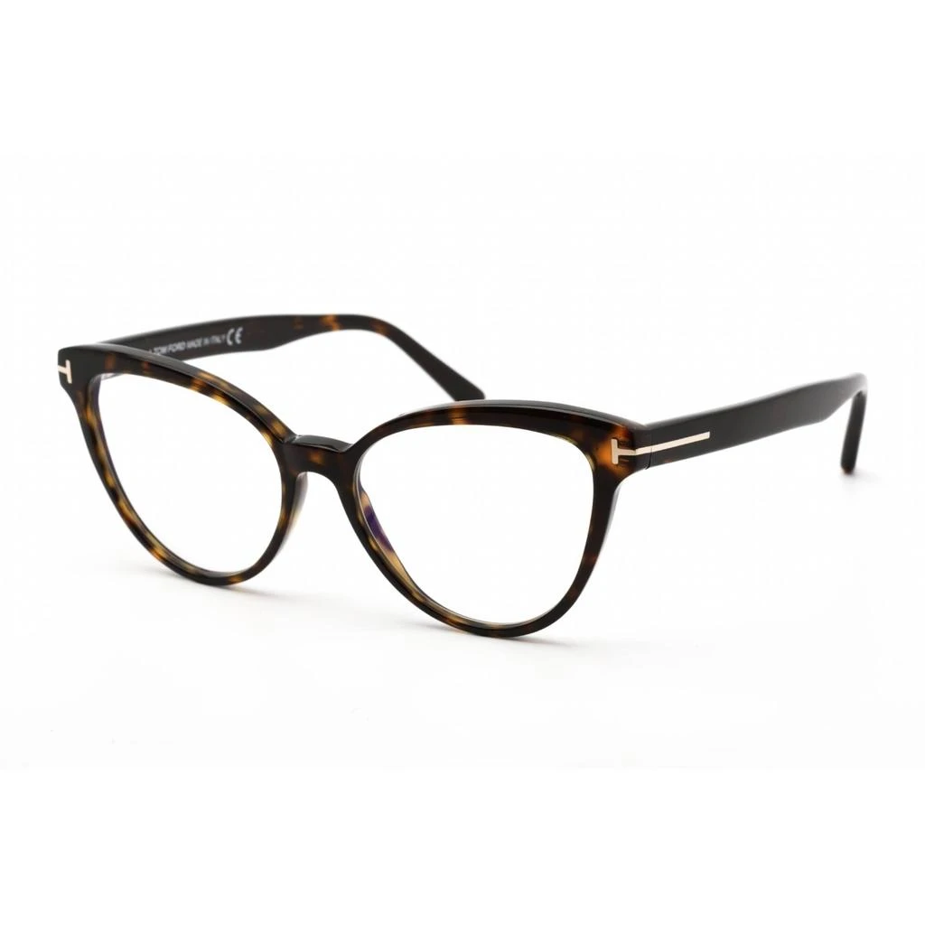 商品Tom Ford|Tom Ford Men's Eyeglasses - Full Rim Cat Eye Dark Havana Plastic Frame | FT5639-B 052,价格¥908,第1张图片