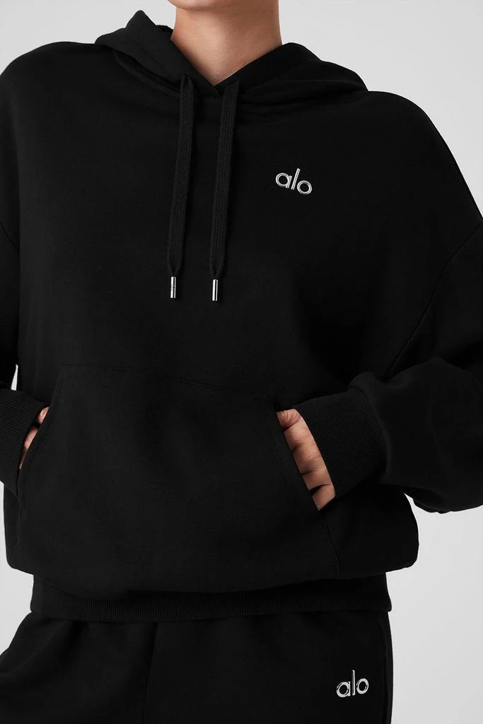 商品Alo|Accolade Hoodie - Black,价格¥1038,第4张图片详细描述