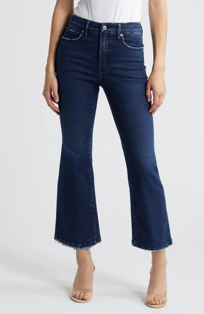 商品Good American|Good Legs Crop Mini Bootcut Jeans,价格¥320,第1张图片