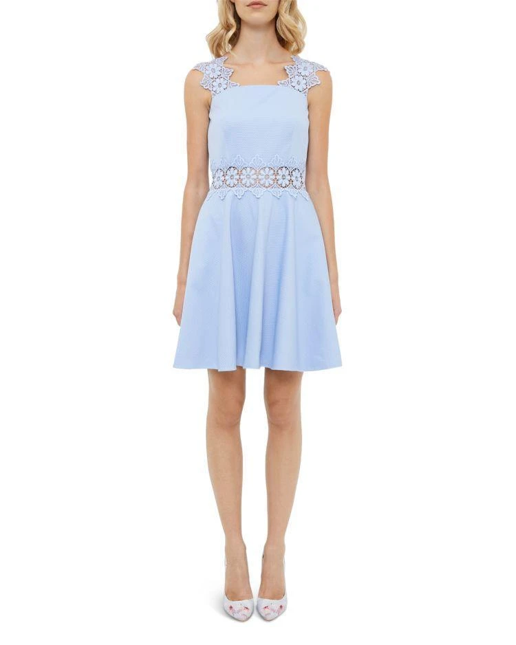 商品Ted Baker London|Ted Baker Lace Detail Dress,价格¥874,第1张图片