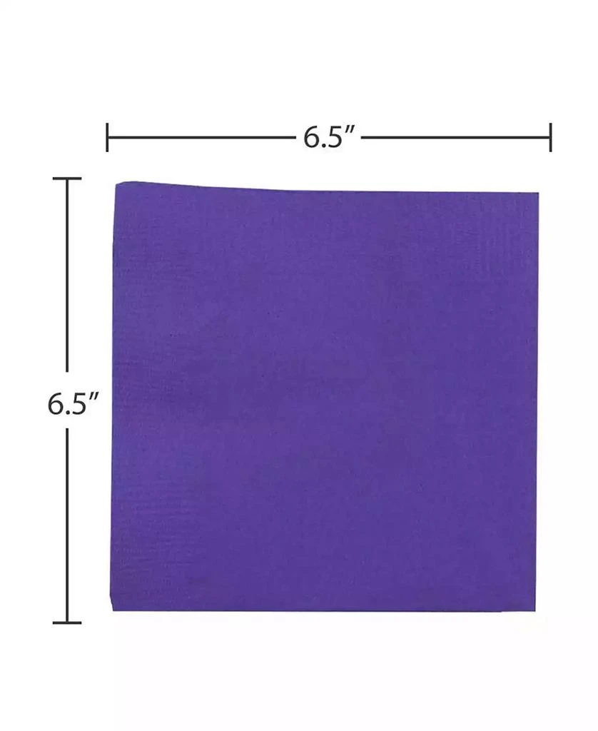 商品JAM Paper|Medium Lunch Napkins - 6.5" x 6.5" - 40 Per Pack,价格¥60,第3张图片详细描述