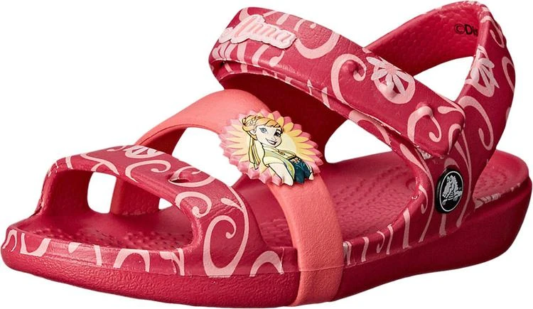 商品Crocs|Keeley Frozen™ Fever Sandal (Toddler/Little Kid),价格¥120,第2张图片详细描述