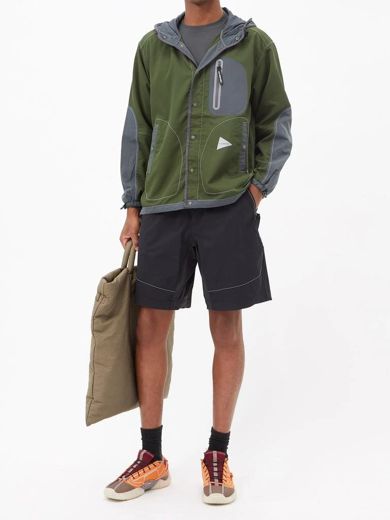 商品And Wander|Vent ripstop hooded jacket,价格¥2104,第2张图片详细描述