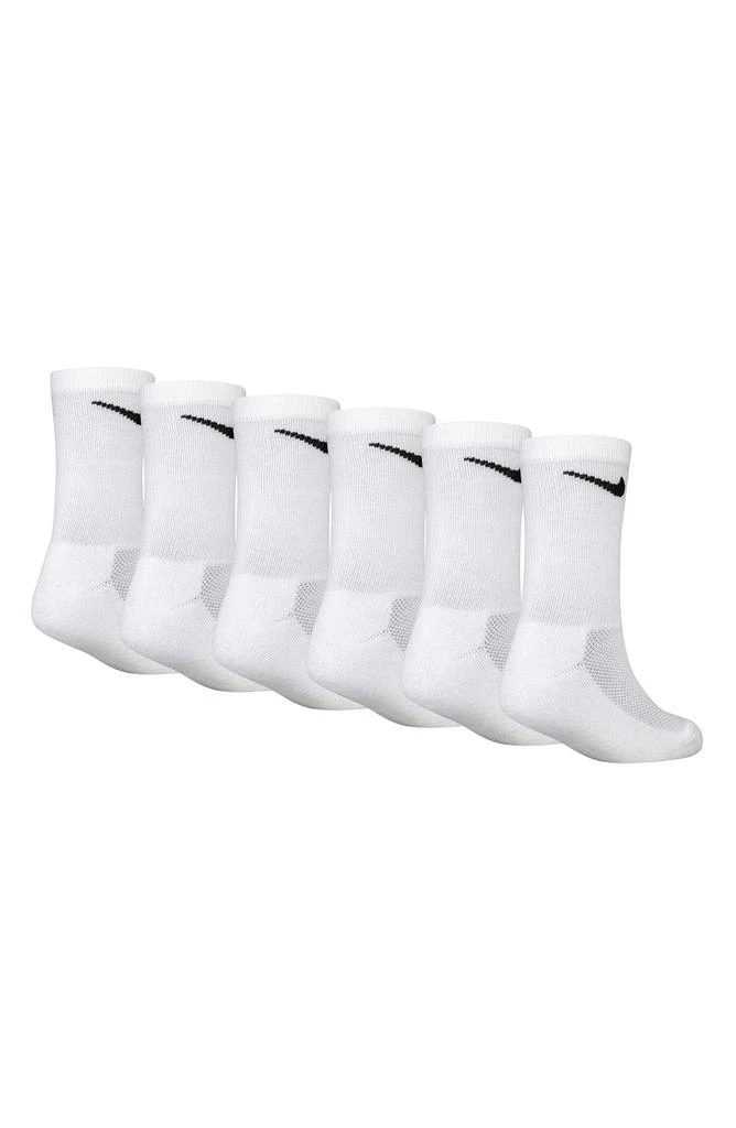 商品NIKE|Kids' 6-Pack Performance Cushioned Crew Socks,价格¥77,第2张图片详细描述