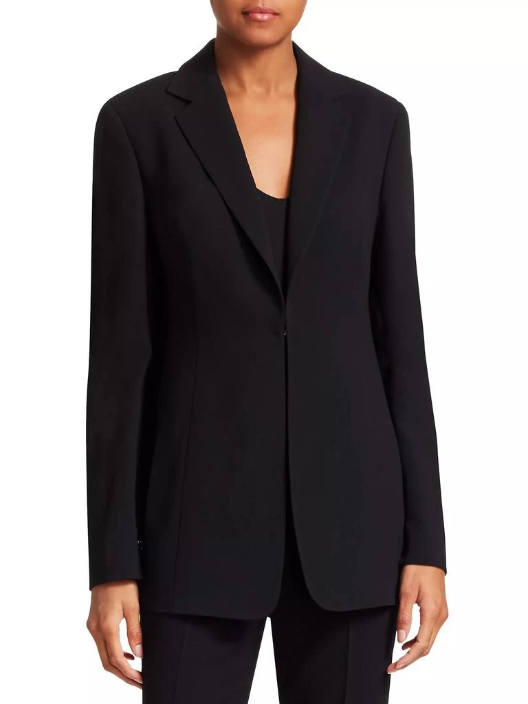 商品Akris|Odette Notch Lapel Wool Blazer,价格¥27469,第3张图片详细描述