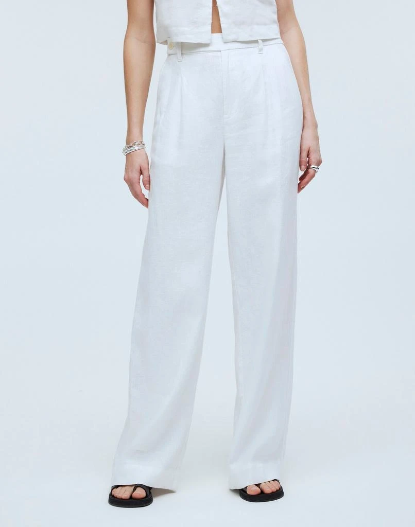 商品Madewell|The Harlow Wide-Leg Pant in 100% Linen,价格¥397,第2张图片详细描述