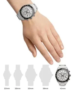 商品Salvatore Ferragamo|SLX Stainless Steel Bracelet Chronograph Watch,价格¥7997,第2张图片详细描述