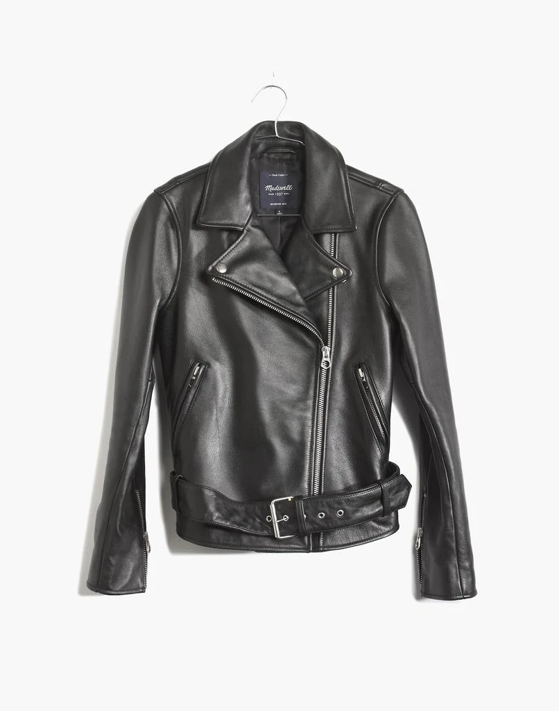 商品Madewell|The Ultimate Leather Motorcycle Jacket,价格¥3951,第5张图片详细描述