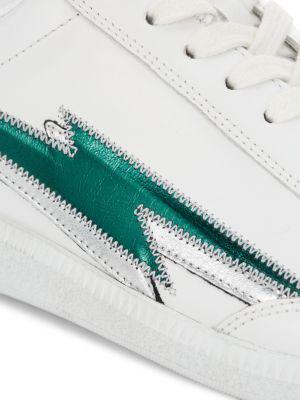 Bryce Two-Tone Bolt Leather Sneakers商品第6张图片规格展示