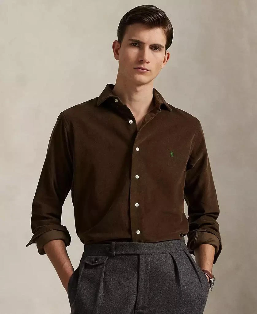 商品Ralph Lauren|男士棉质灯芯绒经典版型衬衫,价格¥958,第1张图片