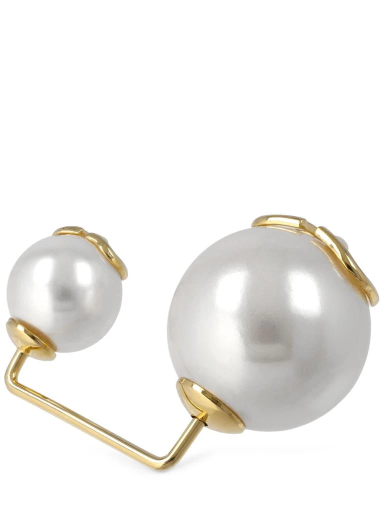 商品Valentino|V Logo Signature Faux Pearl Brooch,价格¥1873,第3张图片详细描述