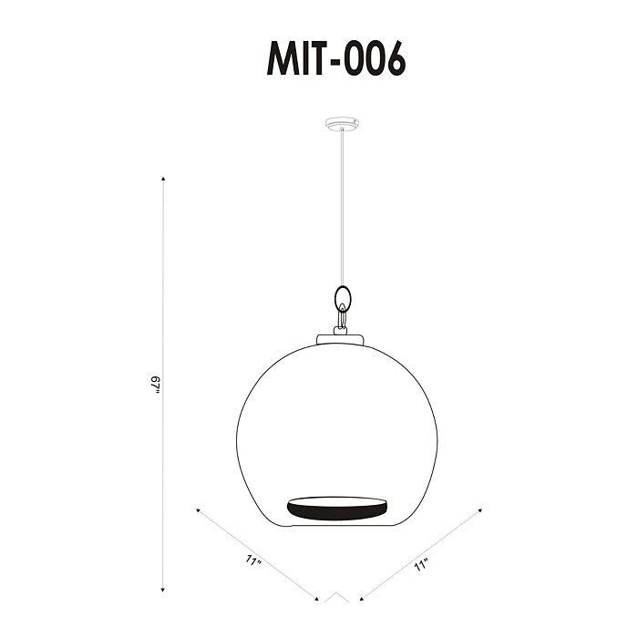 商品Surya|Mist Ceiling Light,价格¥2266,第3张图片详细描述