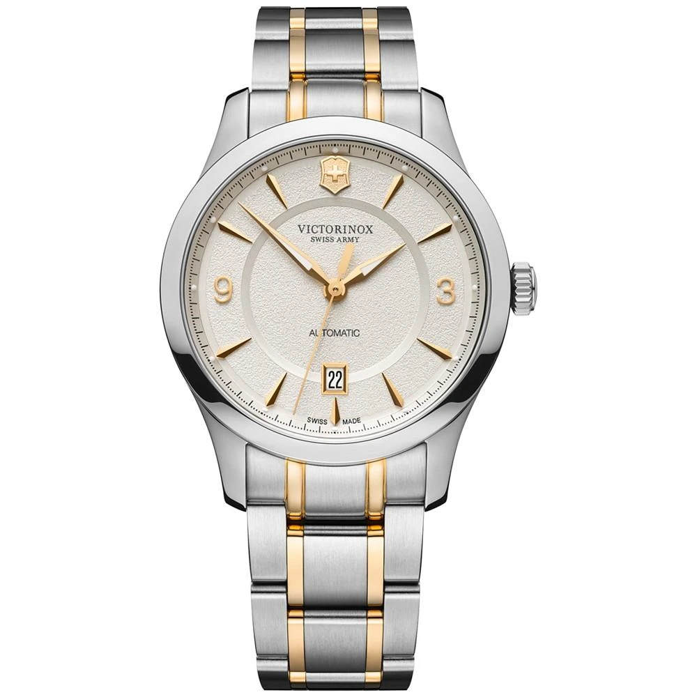 商品Swiss Army|Men's Automatic Alliance Mechanical Two-Tone Stainless Steel Bracelet Watch 40mm,价格¥8186,第1张图片