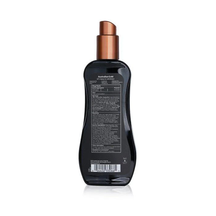 商品Australian Gold|Australian Gold 美黑防晒喷雾啫喱SPF4 237ml/8oz,价格¥89,第3张图片详细描述