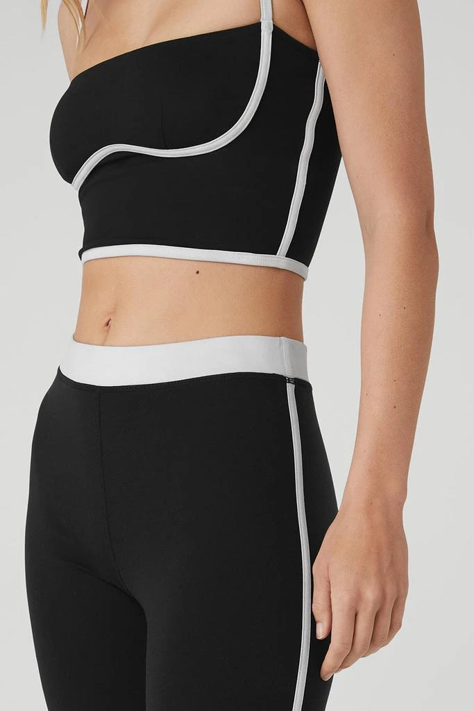 商品Alo|Airbrush High-Waist Streamlined Legging - Black/White,价格¥775,第4张图片详细描述