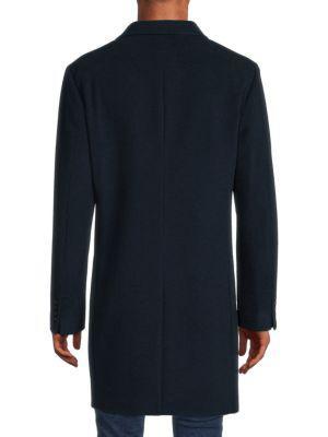 商品Tommy Hilfiger|Addison Wool Blend Single Breasted Coat,价格¥1114,第4张图片详细描述