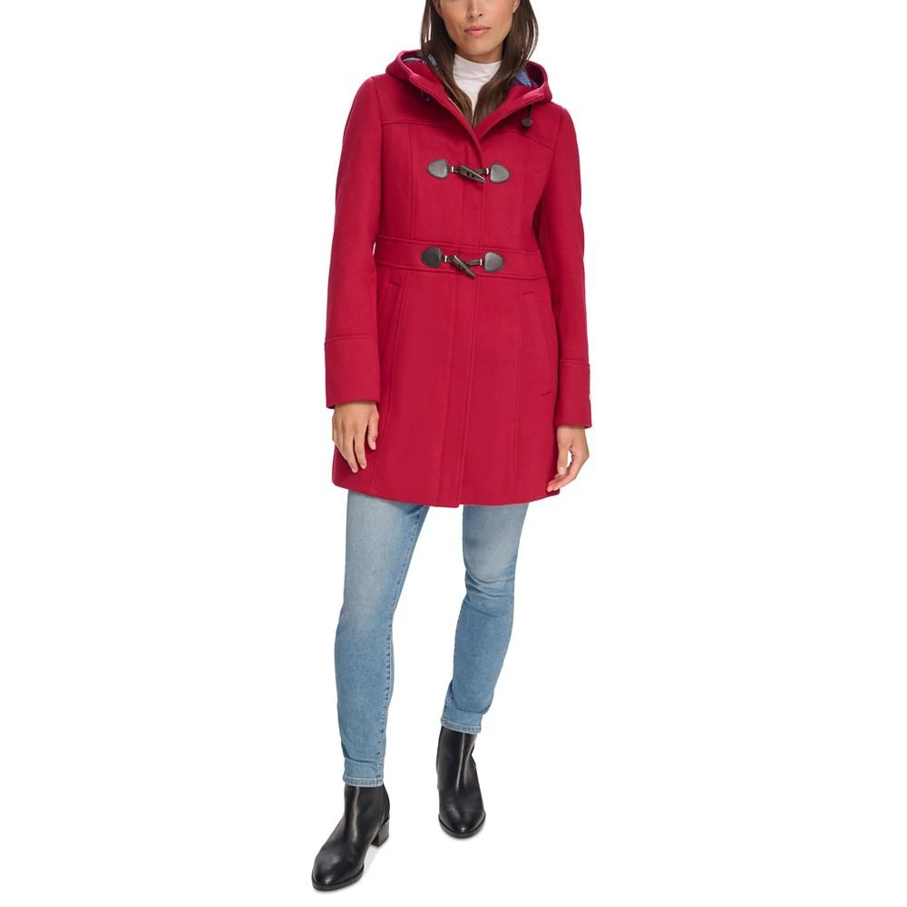 商品Tommy Hilfiger|Women's Hooded Toggle Walker Coat, Created for Macy's,价格¥1401,第1张图片